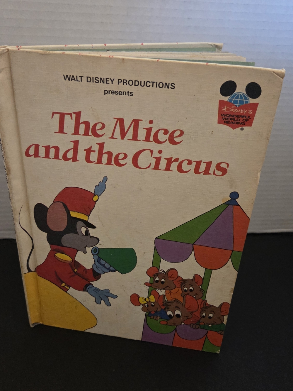 The Mice and the Circus Vintage Disney Hardcover Book 1979